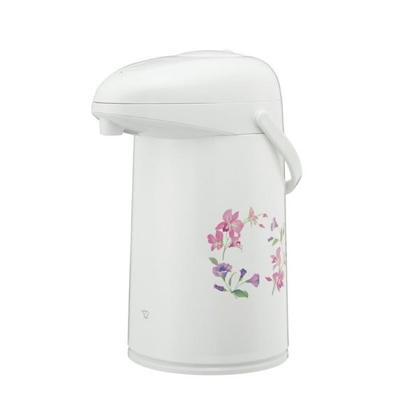 ZOJIRUSHI(象印マホービン) ガラスマホービン 押すだけポット リースフラワー AB-RC30 | 象印