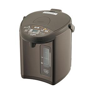ZOJIRUSHI(象印マホービン) 電動ポット  メタリックブラウン CD-WZ22 ［2.2L /蒸気セーブ機能つき］ | 象印