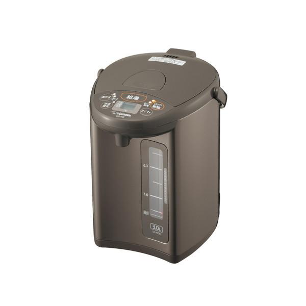 ZOJIRUSHI(象印マホービン) 電動ポット  メタリックブラウン CD-WZ30 ［3.0L /蒸気セーブ機能つき］ | 象印