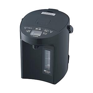 ZOJIRUSHI(象印マホービン) VE電気まほうびん 優湯生 ソフトブラック CV-GD22 ［2.2L /蒸気セーブ機能つき］ | 象印