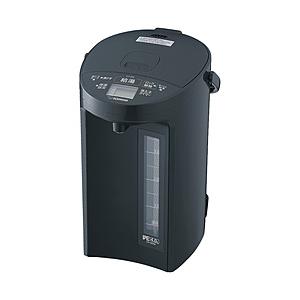 ZOJIRUSHI(象印マホービン) VE電気まほうびん 優湯生 ソフトブラック CV-GD40 ［4.0L /蒸気セーブ機能つき］ | 象印