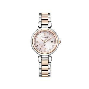 シチズン xC（クロスシー） エコ・ドライブ電波時計 ［ソーラー電波時計］ mizu collection  Titania Happy Flight  文字盤：ピンク | CITIZEN