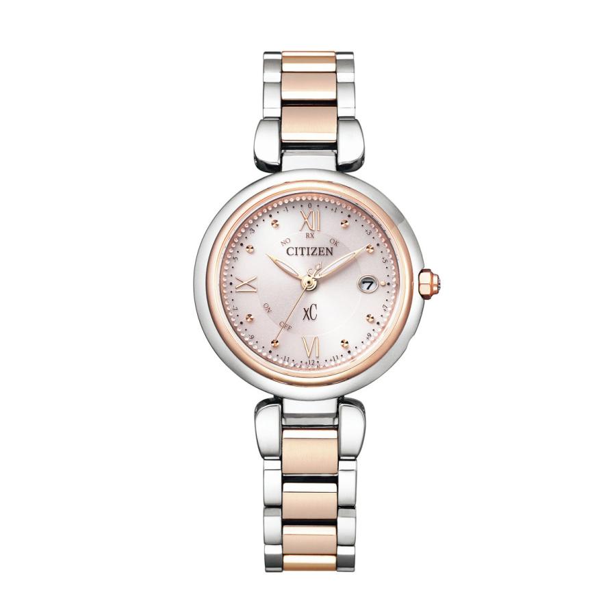 シチズン xC（クロスシー） エコ・ドライブ電波時計 ［ソーラー電波時計］ mizu collection  Titania Happy Flight  文字盤：ピンク | CITIZEN | 01