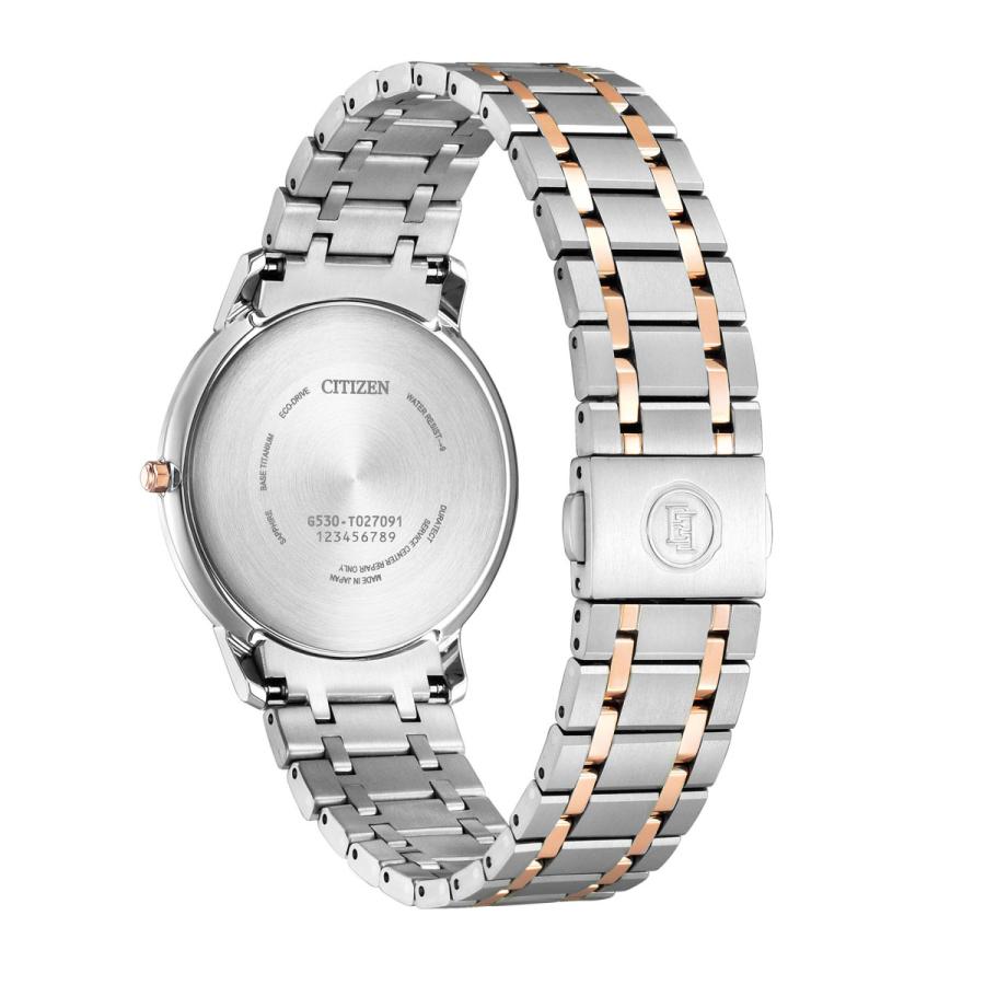 シチズン EXCEED（エクシード） エコ・ドライブ ［ソーラー時計］ 年差±10秒  ライトシルバー×ピンクゴールド AR4004-71D | CITIZEN | 02