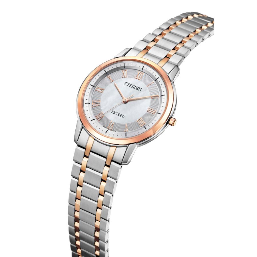 シチズン EXCEED（エクシード） エコ・ドライブ ［ソーラー時計］ 年差±10秒  ライトシルバー×ピンクゴールド AR4004-71D | CITIZEN | 04