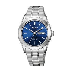シチズン REGUNO（レグノ） ソーラーテック ペア スタンダードシリーズ リングソーラー  ブルー/シルバー KM1-211-71 | CITIZEN