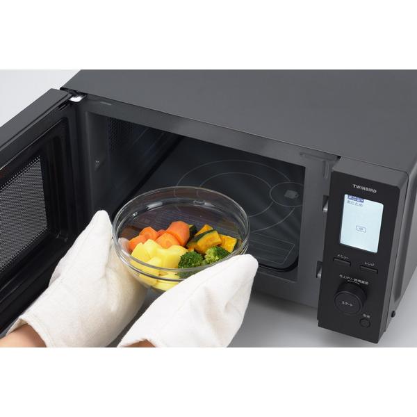 ツインバード センサー付フラット電子レンジ   DR-F282B ［18L /50/60Hz］ | ツインバード | 05