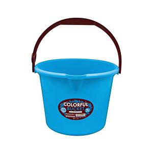 プロスタッフ P134　洗車用品　洗車用バケツ　カラフルバケツ　7L　ブルー  ブルー P134 | ProStaff（車）