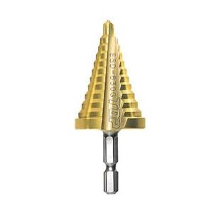 TOP工業 電動ドリル用ステップドリル 9段 4〜12mm ゴールドタイプ ESD412G | 