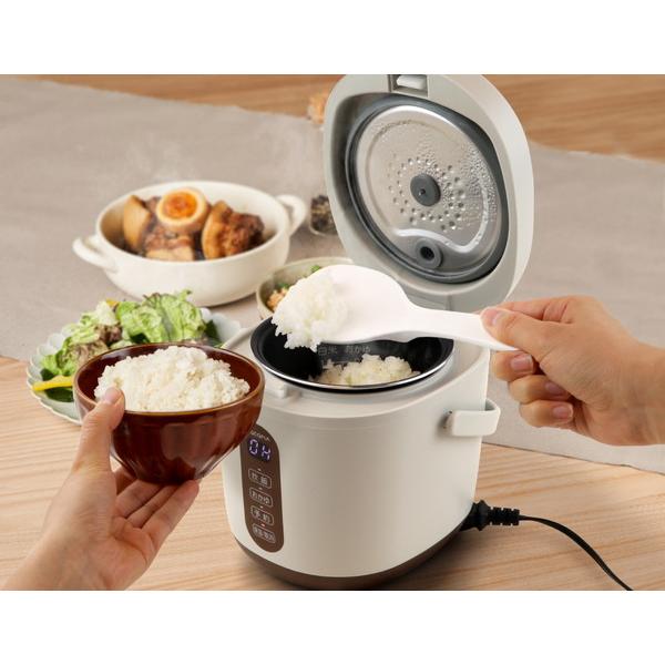 MACAFUL macaful ミニライスクッカー   MRC-15L-GRG ［1.5合 /マイコン］ 【864】 |  | 02