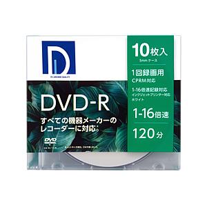 電響社 録画用DVD-R　DR120DP.10S　10枚入り    ［10枚 /4.7GB /インクジェットプリンター対応］ | 