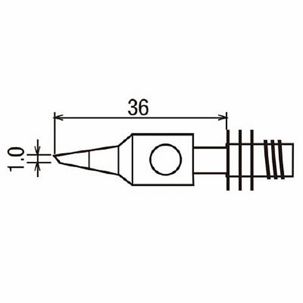 太洋電機産業 GP-101T-1C グット 替こて先1C型GP101用 |  | 01