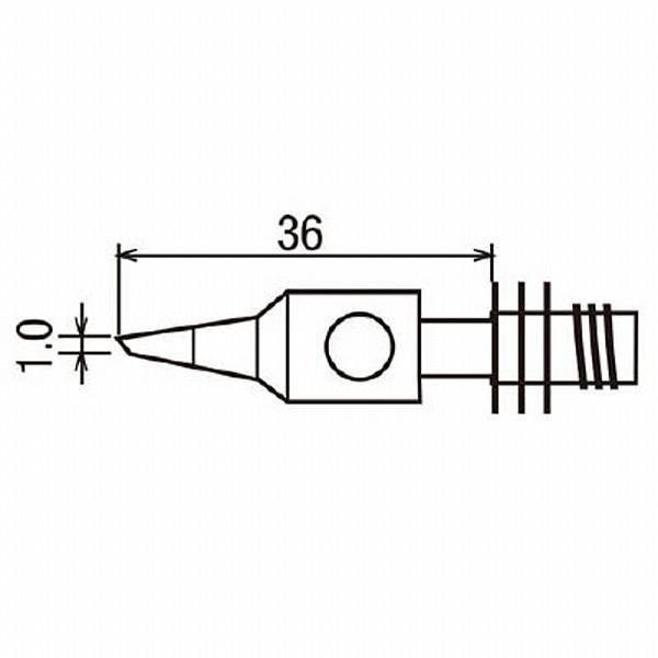 太洋電機産業 GP-101T-1C グット 替こて先1C型GP101用 |  | 02
