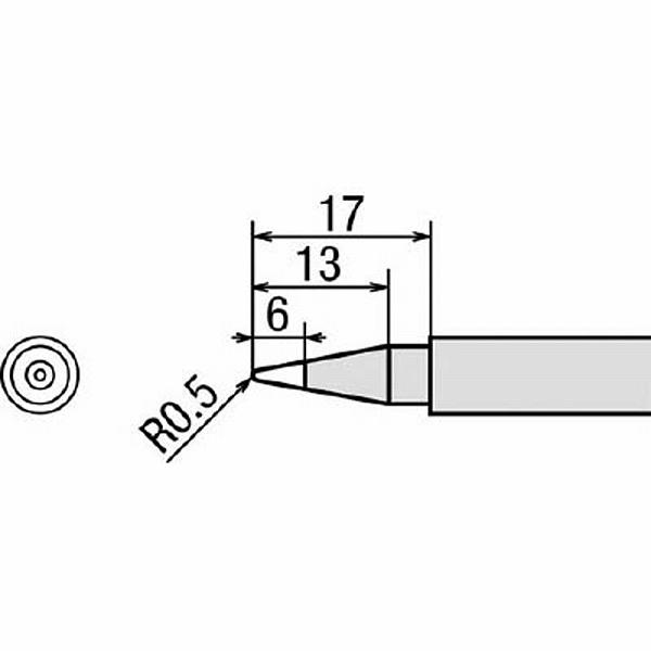 太洋電機産業 TQ-77RT-B グット 替こて先B型TQ-77/95用 |  | 01