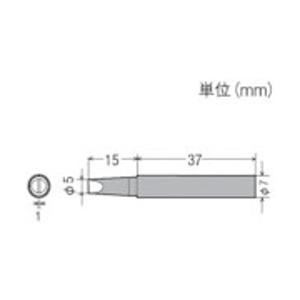 太洋電機産業 PX-2RT-5D グット 替こて先5D型PX2/SVS用 | 