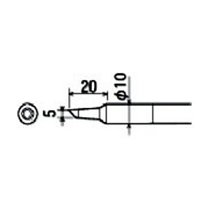 太洋電機産業 PX-40RT-5C グット 替こて先 5C型 | 