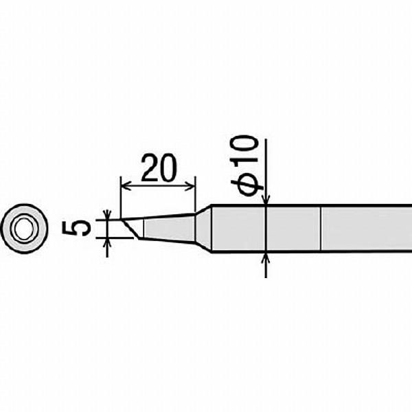 太洋電機産業 PX-40RT-5C グット 替こて先 5C型 |  | 02