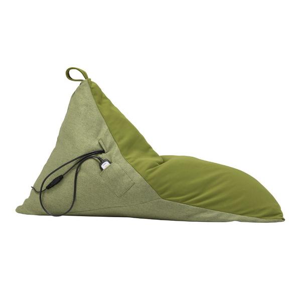 スライヴ ほぐしてくれるビーズクッション Hogbees（ホグビーズ） リーフグリーン CMD-8000GR |  | 01