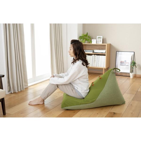 スライヴ ほぐしてくれるビーズクッション Hogbees（ホグビーズ） リーフグリーン CMD-8000GR |  | 04