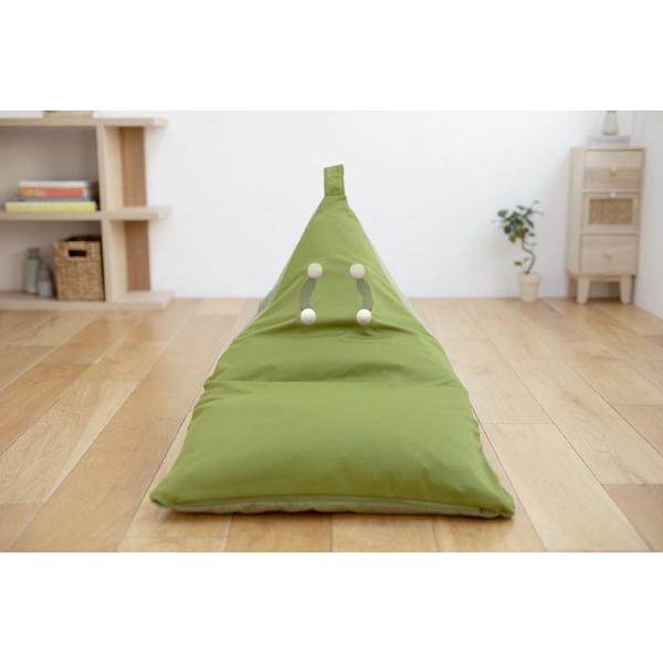 スライヴ ほぐしてくれるビーズクッション Hogbees（ホグビーズ） リーフグリーン CMD-8000GR |  | 05