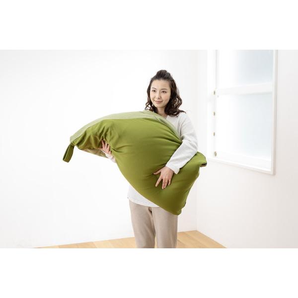 スライヴ ほぐしてくれるビーズクッション Hogbees（ホグビーズ） リーフグリーン CMD-8000GR |  | 06