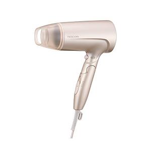 テスコム ドライヤー 大風量 速乾 騒音抑制モード マイナスイオン 折りたたみ式 ヘアドライヤー  ピンク TD460B-P | テスコム