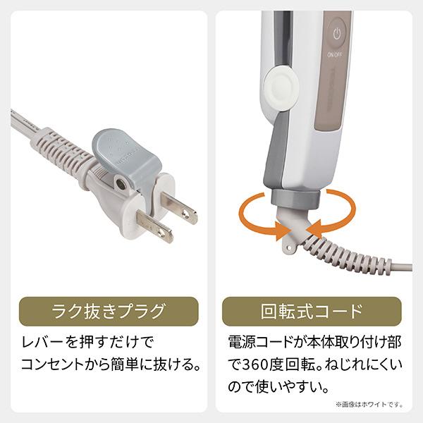 テスコム マイナスイオン ヘアーアイロン  ブラック TS460A-K ［交流（コード）式］ 【864】 | テスコム | 07