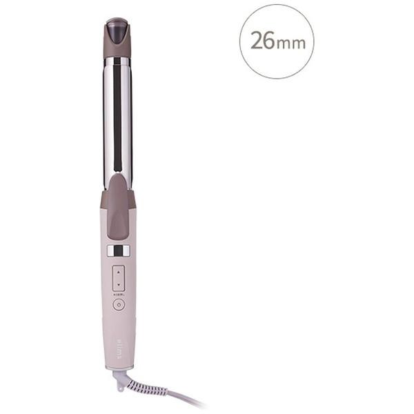 プロテクトイオン 2WAYスチームヘアーアイロン【カール径：26mm】【国内・海外対応】 elims est(エリムス エスト) コットンベージュ TW752A-C ［26mm /交流（… | テスコム | 01