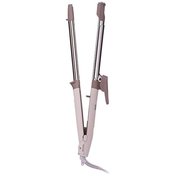 プロテクトイオン 2WAYスチームヘアーアイロン【カール径：26mm】【国内・海外対応】 elims est(エリムス エスト) コットンベージュ TW752A-C ［26mm /交流（… | テスコム | 06