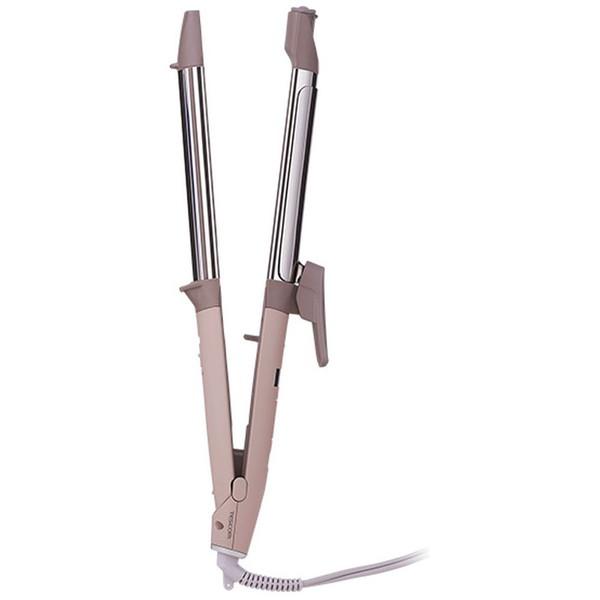 プロテクトイオン 2WAYスチームヘアーアイロン【カール径：32mm】【国内・海外対応】 elims est(エリムス エスト) サニーベージュ TW753A-C ［32mm /交流（コ… | テスコム | 06