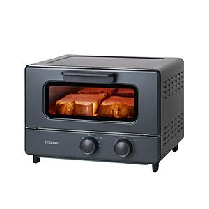 テスコム オーブントースター  ブラック TSB60A-K | テスコム