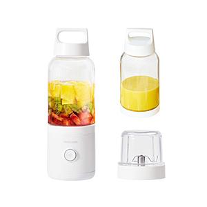 テスコム ミルミキサー 小型 コードレス 氷・冷凍果実対応 スムージー コーヒー豆 365ml・70ml USB充電式 軽量 ミルサー ホワイト | テスコム