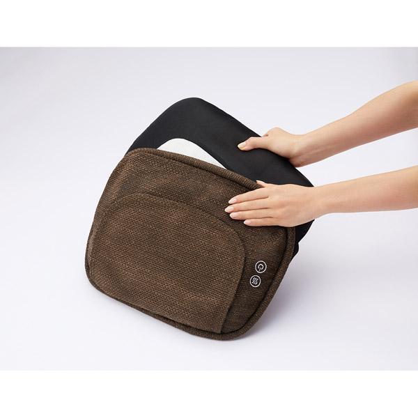 オムロン HM350　クッションマッサージャ HM-350-BW ブラウン | オムロン | 03