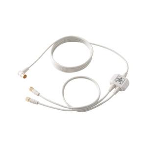 ELECOM(エレコム) 4K対応入出力ケーブル付2分配器 2DL2WSB [振込不可] | ELECOM