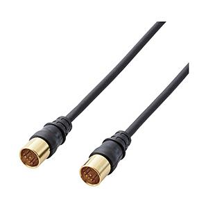 ORIGINAL BASIC 8m アンテナケーブル SS/2C  ブラック OB-TCSS2C80BK | 