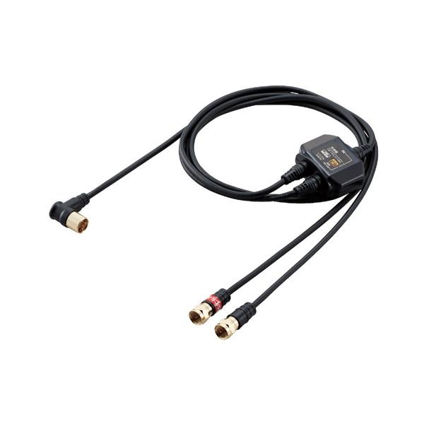 ORIGINAL BASIC 4K8K対応アンテナ分波器 ケーブル付(F(ネジ)0.5m-L(L字)1m)   OB-TSFL2C10BK 【864】 |  | 01
