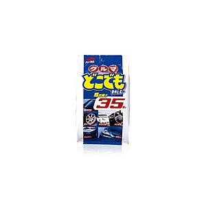 ソフト99 02048　車内ケア　クリーナー　クルマどこでもWet　自動車の外装・内装の汚れ落とし　内容量：35枚 | ソフト99