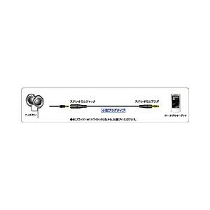 JVCケンウッド 延長コード(ポータブルオーディオ：ステレオミニプラグ⇔ヘッドホン：ステレオミニジャック/ホワイト)　CN-M30-W | Victor(オーディオ)