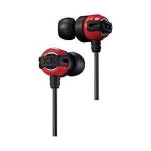 JVCケンウッド HA-FX11X(レッド＆ブラック)HA-FX11X-RB＜1.2mコード＞【重低音モデル】 カナル型イヤホン | Victor(オーディオ)