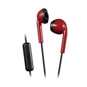 JVCケンウッド HA-F19M レッド×ブラック HA-F19M-RB【防滴】【リモコン・マイク対応】 インナーイヤー型イヤホン | 