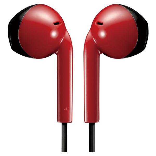 JVCケンウッド HA-F19M レッド×ブラック HA-F19M-RB【防滴】【リモコン・マイク対応】 インナーイヤー型イヤホン |  | 03
