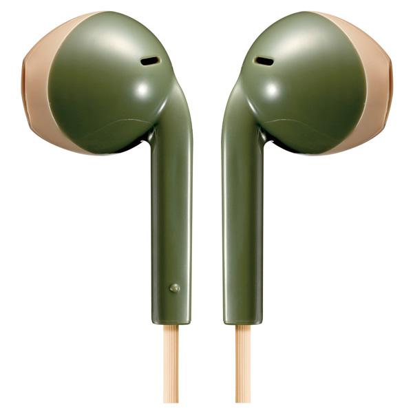 JVCケンウッド HA-F19M カーキ×ベージュ HA-F19M-GC【防滴】【リモコン・マイク対応】 インナーイヤー型イヤホン |  | 03