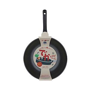 ベストコ でかすぎる!ウォックパン ガス火　30cm  ブラック NM-392 | 