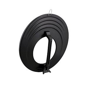 ベストコ フライパン ガラス蓋 スタンド式 XL 26cm 28cm 30cm 32cm 兼用 ぱたっぴたっ  ブラック ND-8324 | 