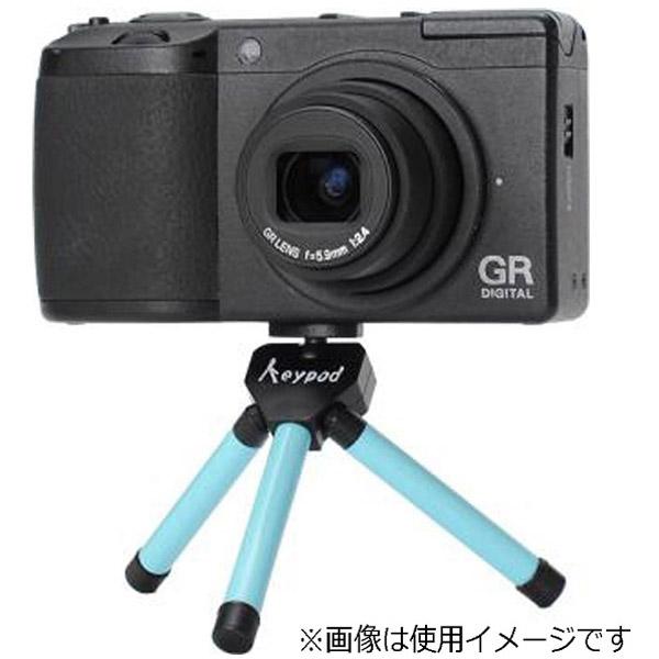 ETSUMI ミニ三脚 キーポッドwithスマートフォンアダプター ブルー E-2119 | ETSUMI | 01