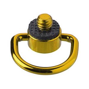 ETSUMI E6952 1／4 スクリュー カメラストラップ用Dリング  ゴールド | ETSUMI