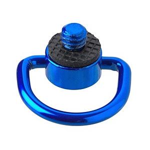 ETSUMI E6953 1／4 スクリュー カメラストラップ用Dリング  ブルー | ETSUMI