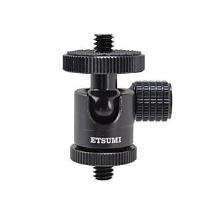 ETSUMI マイクロボールヘッド オスネジ   E-7752 ［自由雲台(ボール雲台)］ | ETSUMI