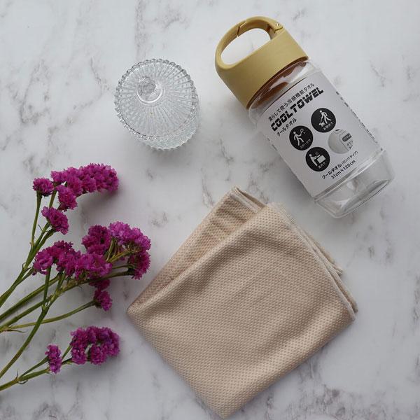 UMO KOBO×nishikawa 生毛工房×西川 クールタオル オリジナルボトルケース入(31×120cm/ベージュ)  ベージュ TT90009628BE [振込不可] |  | 02