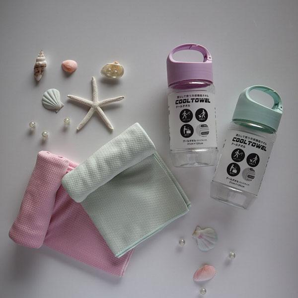 UMO KOBO×nishikawa 生毛工房×西川 クールタオル オリジナルボトルケース入(31×120cm/ラベンダー)  ラベンダー TT90009628L [振込不可] |  | 03